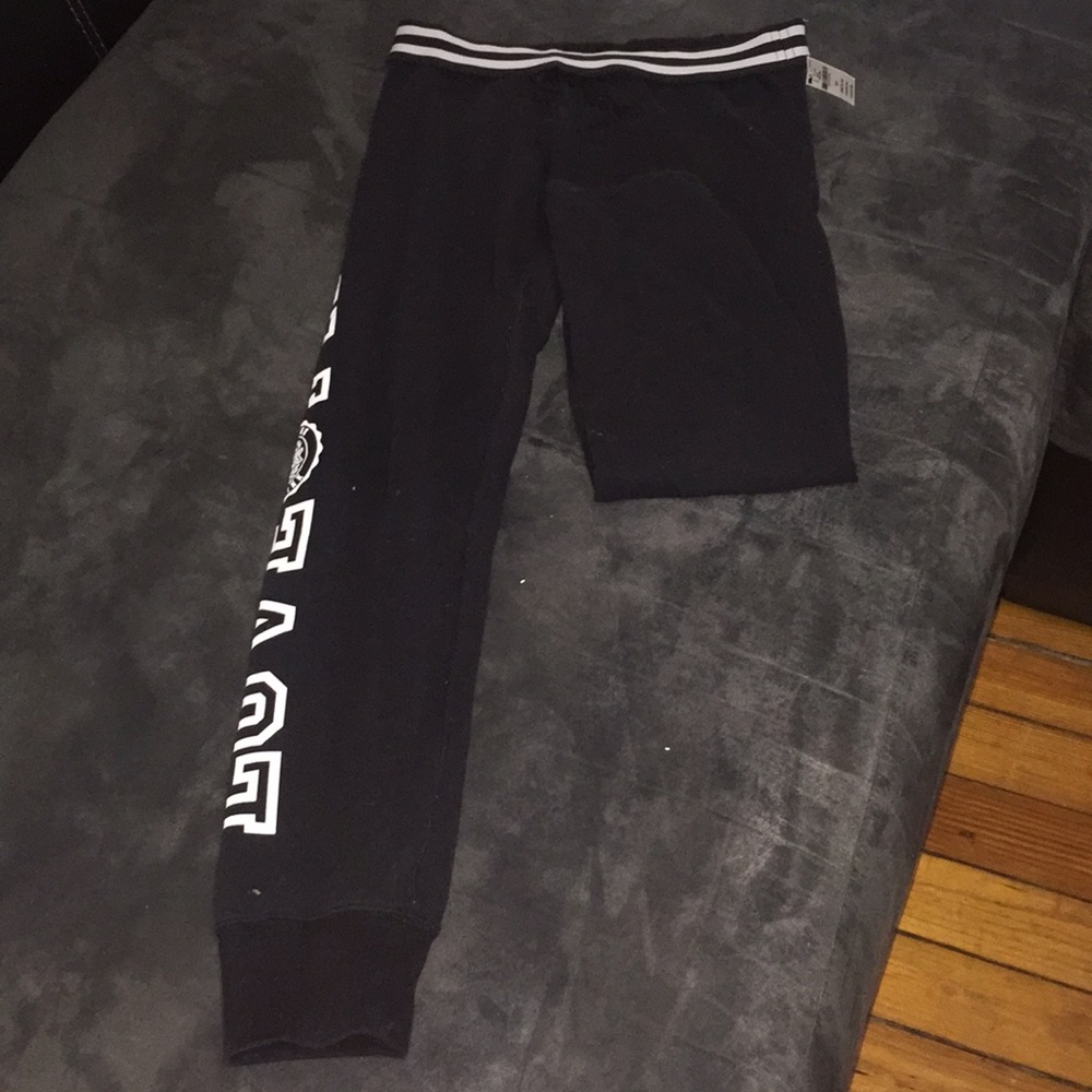 Pink victoria secret jogger classic style pants